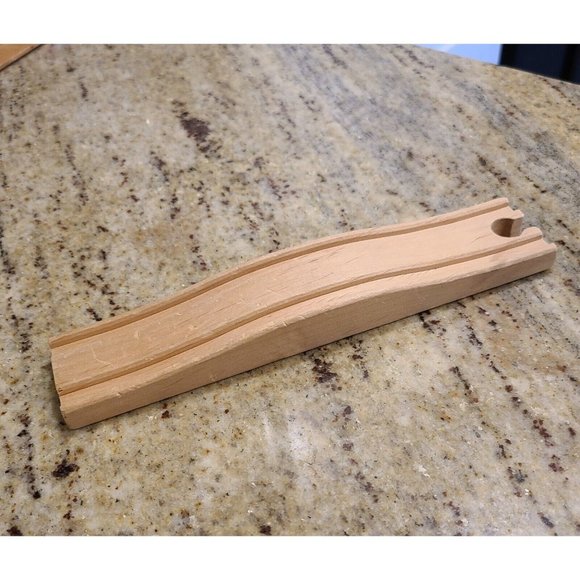Unbranded Wooden Track 8" Bump Hill Elevated Slope. Thomas Brio Compatible - Picture 1 of 9